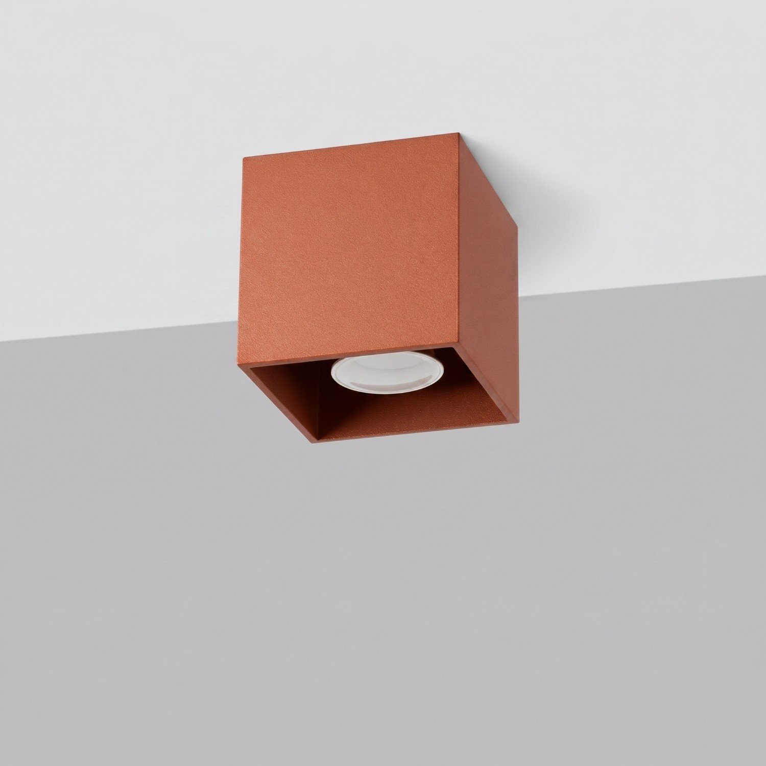 Ceiling Lamp Quad 1 Red Ochre Uncategorized Great Lighting UK Ltd