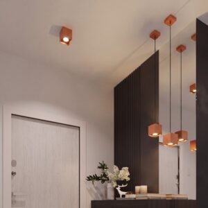 Wall Lamp Quad 1 Red Ochre Uncategorized Great Lighting UK Ltd