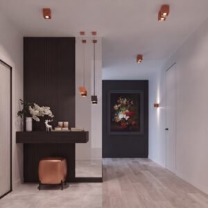 Wall Lamp Quad 1 Red Ochre Uncategorized Great Lighting UK Ltd