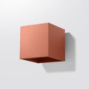 Wall Lamp Quad 1 Red Ochre Uncategorized Great Lighting UK Ltd