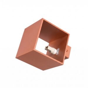 Wall Lamp Quad 1 Red Ochre Uncategorized Great Lighting UK Ltd