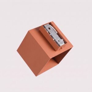 Wall Lamp Quad 1 Red Ochre Uncategorized Great Lighting UK Ltd
