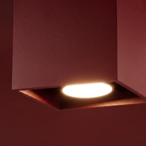 Ceiling Lamp Quad 1 Burgundy Uncategorized Great Lighting UK Ltd