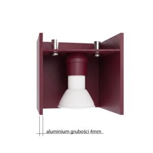 Ceiling Lamp Quad 1 Burgundy Uncategorized Great Lighting UK Ltd