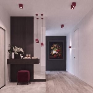 Wall Lamp Quad 1 Burgundy Uncategorized Great Lighting UK Ltd