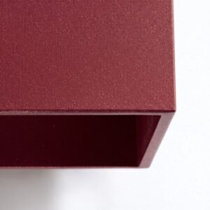 Wall Lamp Quad 1 Burgundy Uncategorized Great Lighting UK Ltd