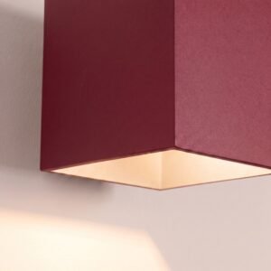 Wall Lamp Quad 1 Burgundy Uncategorized Great Lighting UK Ltd