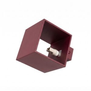Wall Lamp Quad 1 Burgundy Uncategorized Great Lighting UK Ltd
