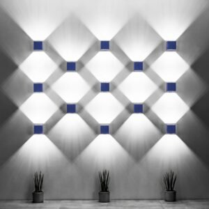 Wall Lamp Quad 1 Ultramarine Uncategorized Great Lighting UK Ltd
