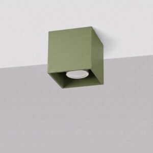 Ceiling Lamp Quad 1 Olive Green Uncategorized Great Lighting UK Ltd