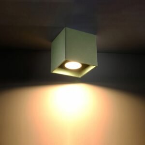 Ceiling Lamp Quad 1 Olive Green Uncategorized Great Lighting UK Ltd