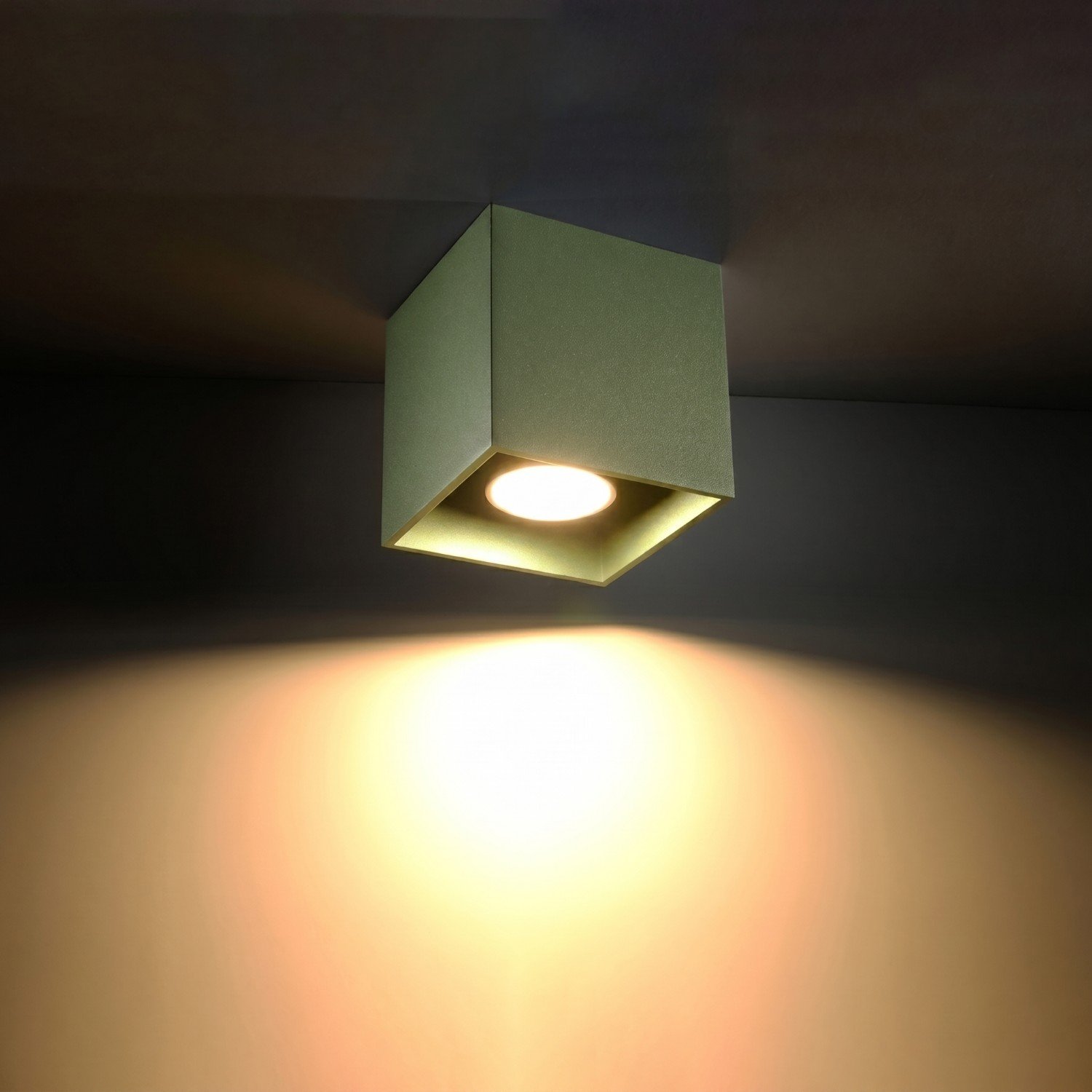 Ceiling Lamp Quad 1 Olive Green Uncategorized Great Lighting UK Ltd