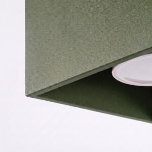 Ceiling Lamp Quad 1 Olive Green Uncategorized Great Lighting UK Ltd