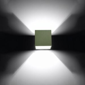 Wall Lamp Quad 1 Olive Green Uncategorized Great Lighting UK Ltd