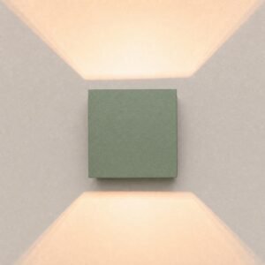 Wall Lamp Quad 1 Olive Green Uncategorized Great Lighting UK Ltd