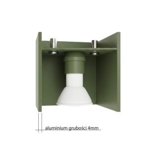 Wall Lamp Quad 1 Olive Green Uncategorized Great Lighting UK Ltd