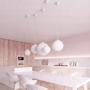 Pendant Lamp Ugo 20 White Uncategorized Great Lighting UK Ltd