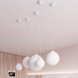 Pendant Lamp Ugo 20 White Uncategorized Great Lighting UK Ltd