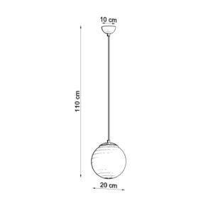 Pendant Lamp Ugo 20 Black Black Pendant Lights Great Lighting UK Ltd