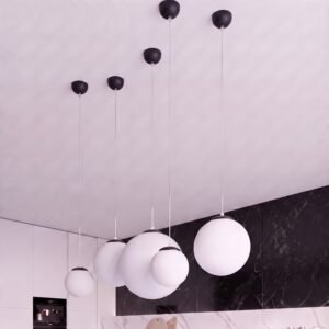 Pendant Lamp Ugo 20 Black Black Pendant Lights Great Lighting UK Ltd