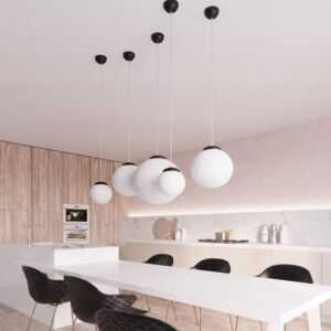 Pendant Lamp Ugo 30 Black Uncategorized Great Lighting UK Ltd
