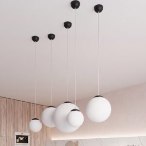 Pendant Lamp Ugo 30 Black Uncategorized Great Lighting UK Ltd