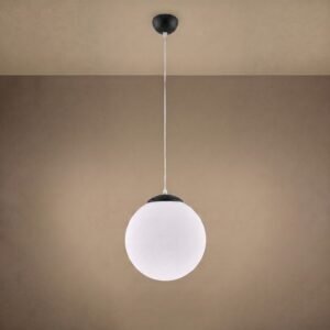 Pendant Lamp Ugo 30 Black Uncategorized Great Lighting UK Ltd