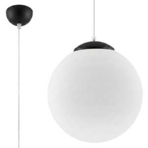 Pendant Lamp Ugo 40 Black Coloured Pendant Lights Great Lighting UK Ltd