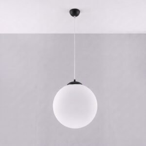 Pendant Lamp Ugo 40 Black Coloured Pendant Lights Great Lighting UK Ltd