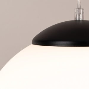 Pendant Lamp Ugo 40 Black Coloured Pendant Lights Great Lighting UK Ltd