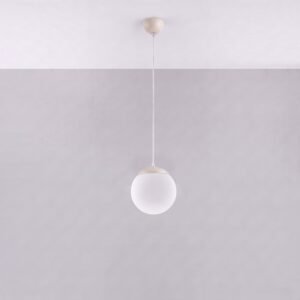 Pendant Lamp Ugo 20 Beige Uncategorized Great Lighting UK Ltd