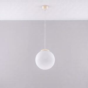 Pendant Lamp Ugo 30 Beige Uncategorized Great Lighting UK Ltd
