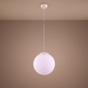 Pendant Lamp Ugo 30 Beige Uncategorized Great Lighting UK Ltd