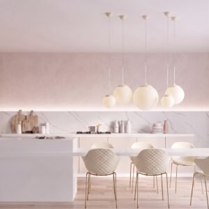 Pendant Lamp Ugo 40 Beige Uncategorized Great Lighting UK Ltd