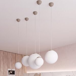 Pendant Lamp Ugo 40 Taupe Uncategorized Great Lighting UK Ltd