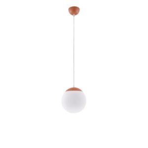 Pendant Lamp Ugo 20 Red Ochre Uncategorized Great Lighting UK Ltd