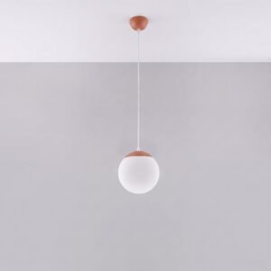 Pendant Lamp Ugo 20 Red Ochre Uncategorized Great Lighting UK Ltd