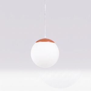Pendant Lamp Ugo 20 Red Ochre Uncategorized Great Lighting UK Ltd