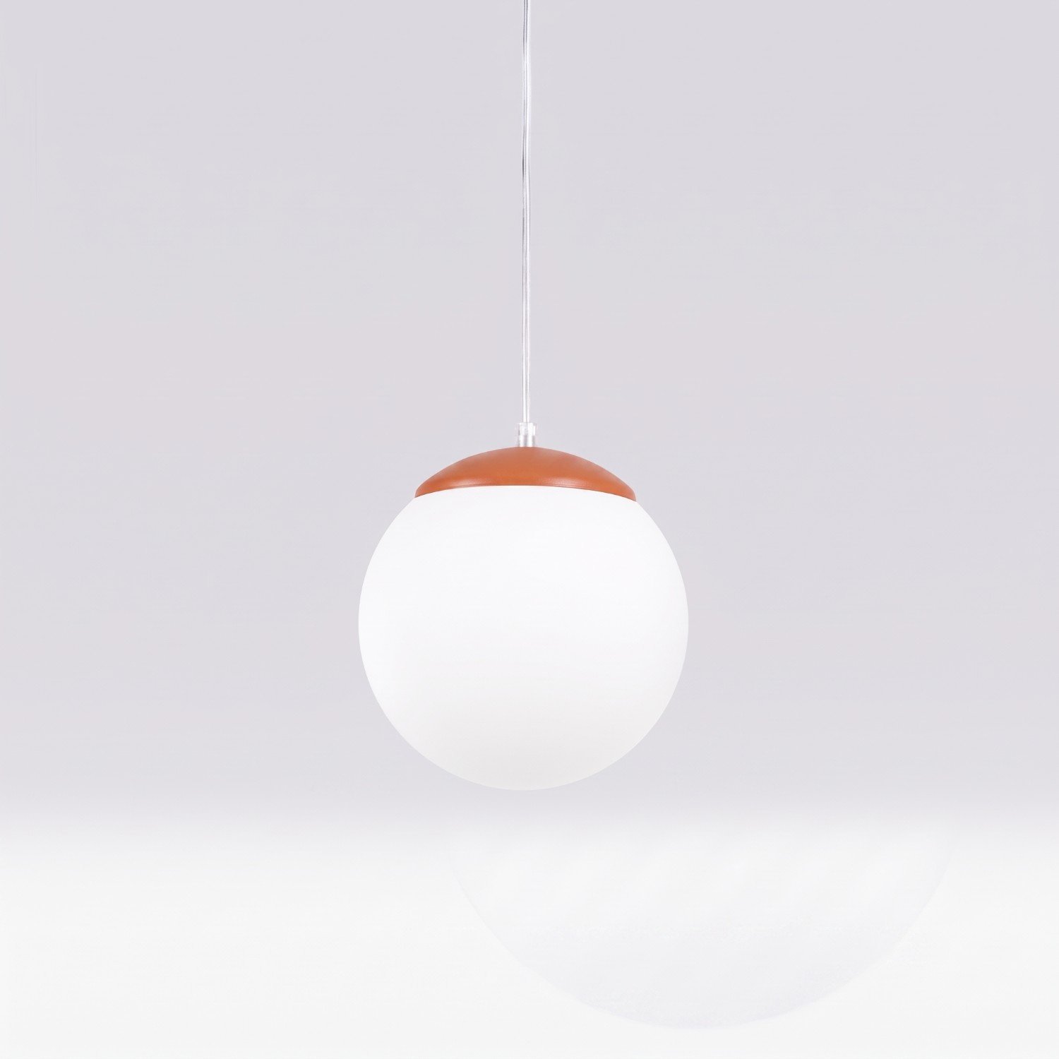 Pendant Lamp Ugo 20 Red Ochre Uncategorized Great Lighting UK Ltd