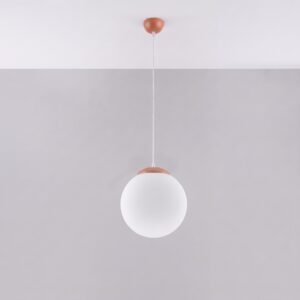 Pendant Lamp Ugo 30 Red Ochre Uncategorized Great Lighting UK Ltd
