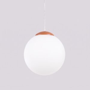 Pendant Lamp Ugo 30 Red Ochre Uncategorized Great Lighting UK Ltd