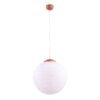 Pendant Lamp Ugo 40 Red Ochre Red Pendant Lights Great Lighting UK Ltd