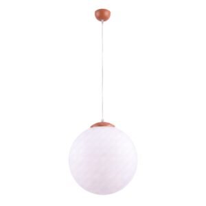 Pendant Lamp Ugo 40 Red Ochre Red Pendant Lights Great Lighting UK Ltd