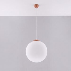 Pendant Lamp Ugo 40 Red Ochre Red Pendant Lights Great Lighting UK Ltd
