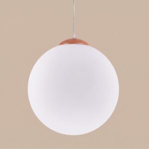 Pendant Lamp Ugo 40 Red Ochre Red Pendant Lights Great Lighting UK Ltd