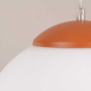 Pendant Lamp Ugo 40 Red Ochre Red Pendant Lights Great Lighting UK Ltd