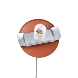 Pendant Lamp Ugo 40 Red Ochre Red Pendant Lights Great Lighting UK Ltd