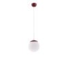 Pendant Lamp Ugo 20 Burgundy Uncategorized Great Lighting UK Ltd