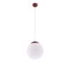 Pendant Lamp Ugo 30 Burgundy Uncategorized Great Lighting UK Ltd