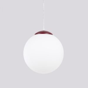 Pendant Lamp Ugo 30 Burgundy Uncategorized Great Lighting UK Ltd